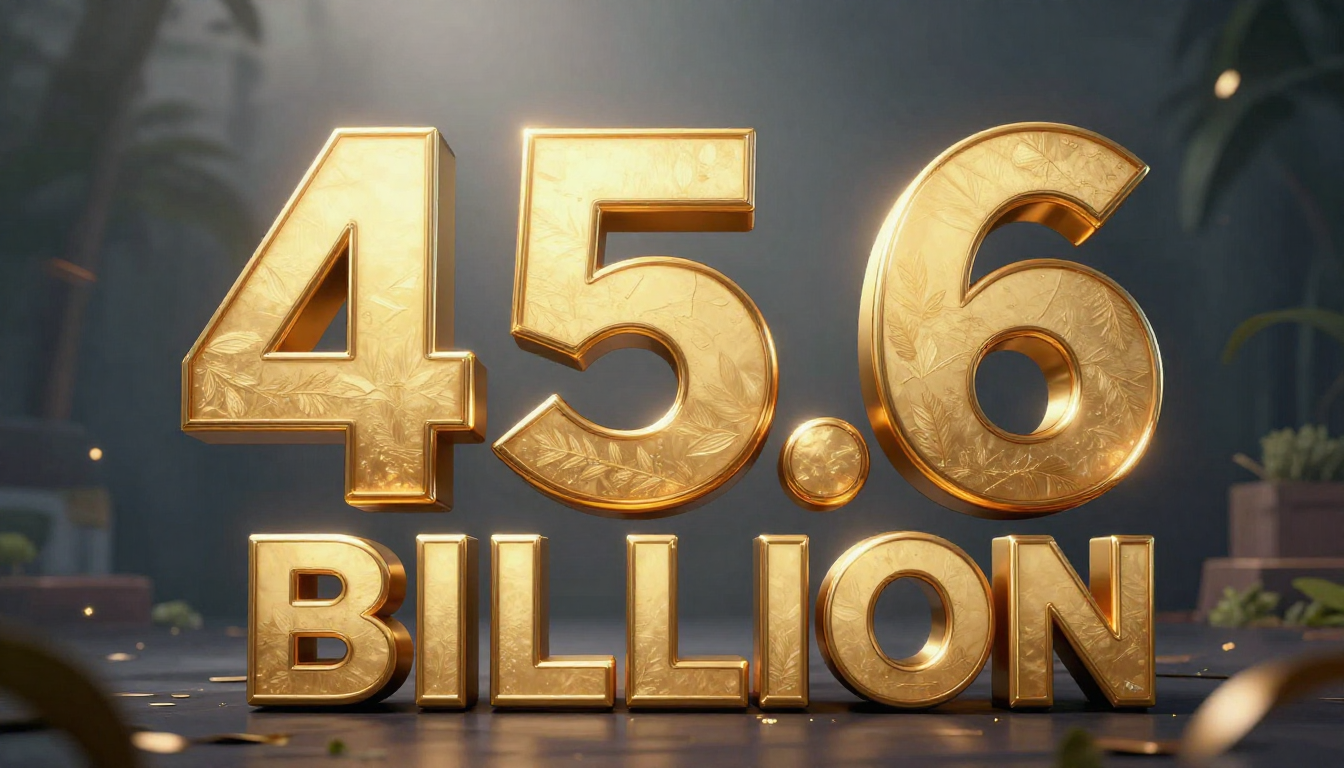 45.6 billion won to usd squid game